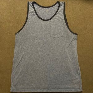 Old Navy Navy Blue with Pocket Tanktop